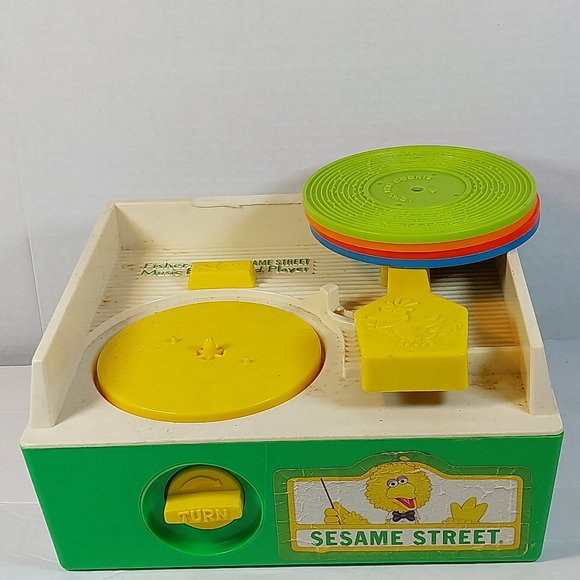 FisherPrice Toys Vintage Fisher Price Sesame Street Music Box